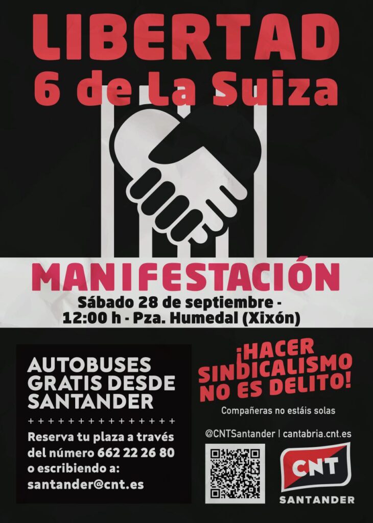 Cartel de CNT Santander